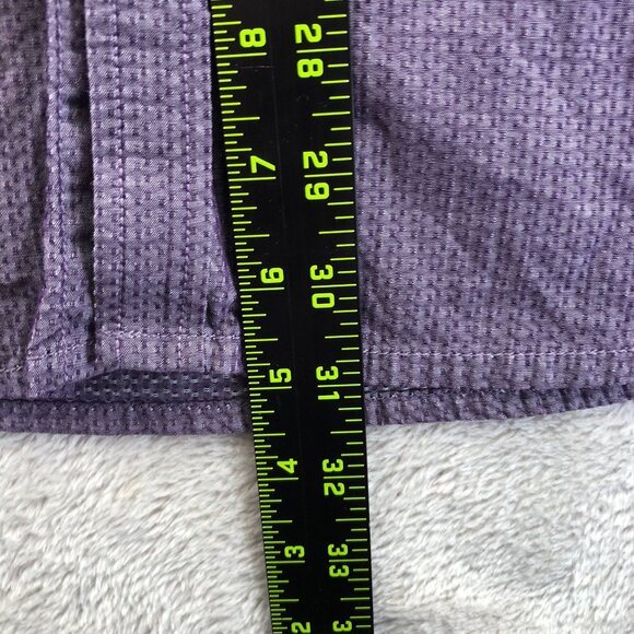 Tasso Elba Mens Shirt Size XXL Purple Textured Short-Sleeve Button Up Casual - Picture 5 of 8